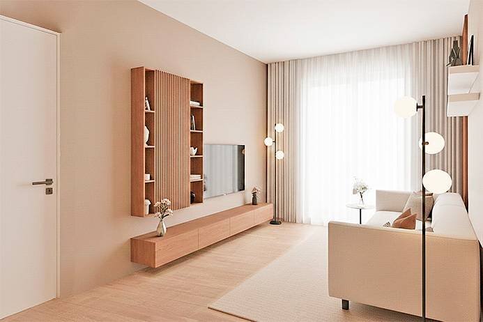 Soggiorno - Trilocale via Corridoni
 
79, Bergamo - foto 3