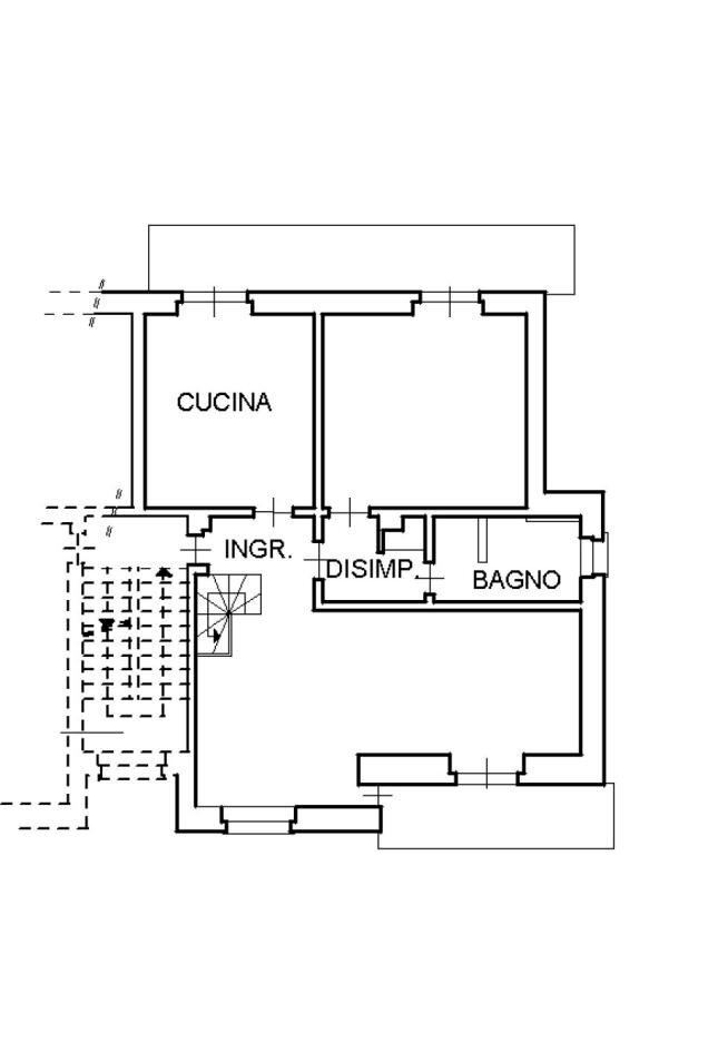 Quadrilocale via San Bernolfo, 29, Mondovì - planimetria 1