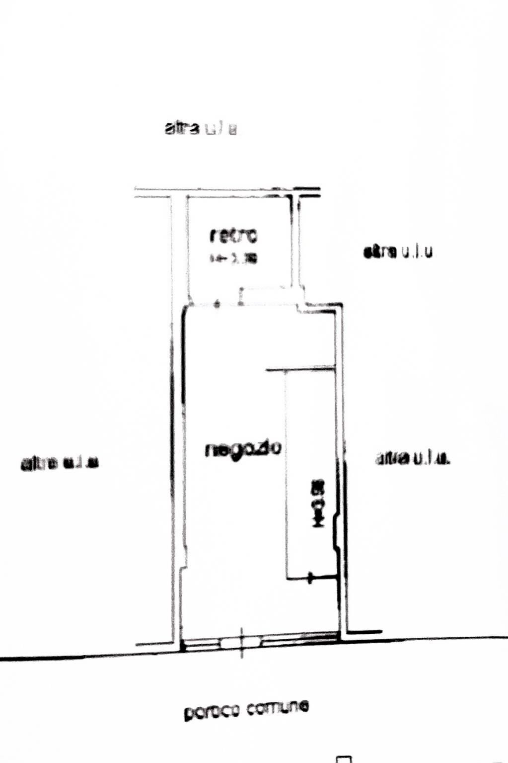 Shop via Amedeo Lipparini, Bologna (neighborhood Corticella) - floor plans 1