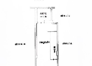Planimetria - Negozio via Amedeo Lipparini, Bologna (zona Corticella) - foto 4