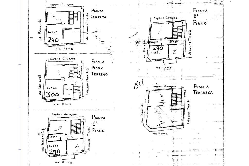 Casa semi indipendente Via Roma, Casalnoceto - planimetria 1