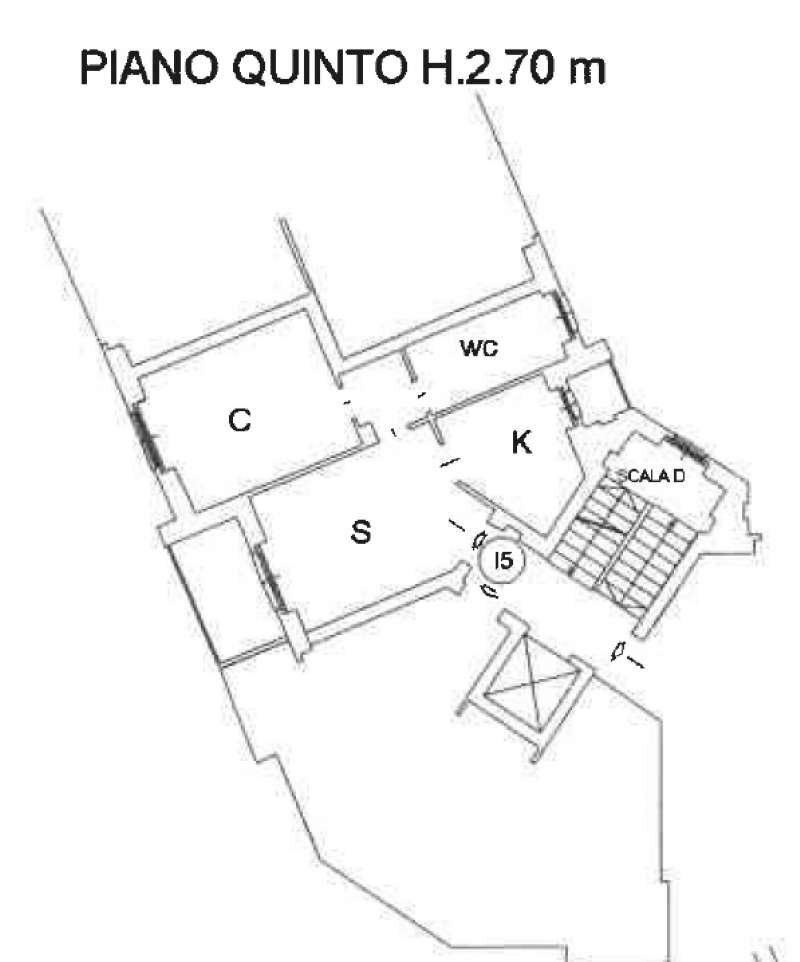 appartamento - Trilocale via Colle dell'Assietta, 83, Settimo Torinese - planimetria 1