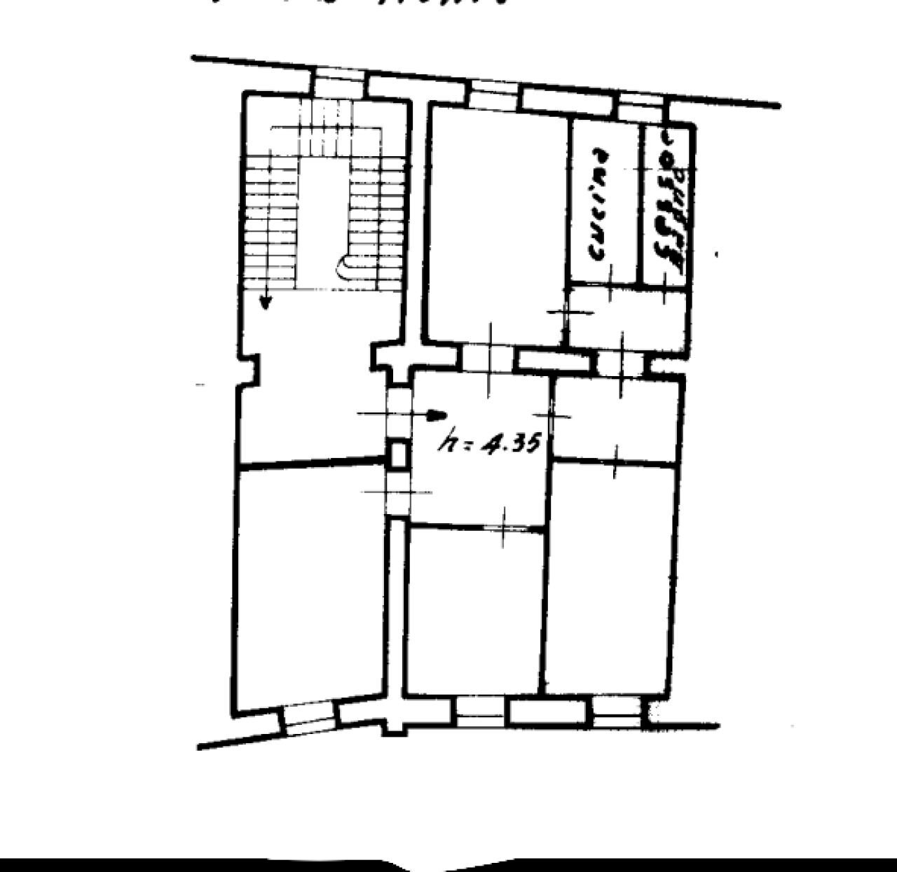 Trilocale salita Ii Del Rosario, 1, Catanzaro - planimetria 1