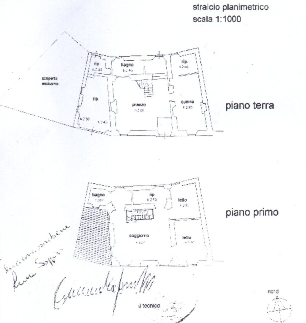 Villa via Mura, 6, Fratte Rosa - floor plans 1