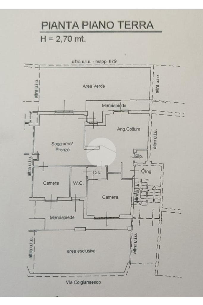 Quadrilocale Via Colgiansesco, Alpignano - planimetria 1