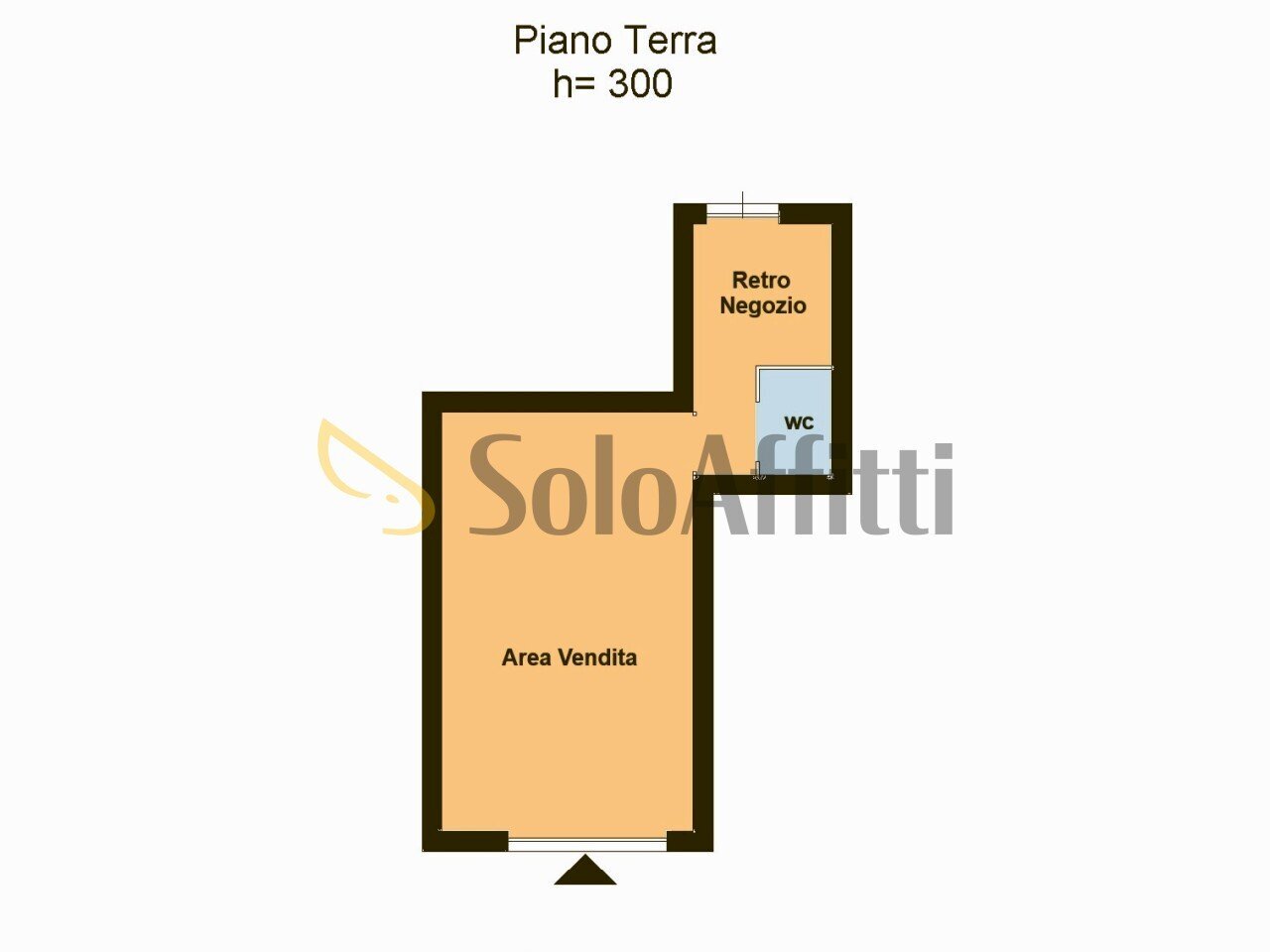 planimetria.jpg - Locale Commerciale Via Torrazzo 134, Catanzaro - planimetria 1