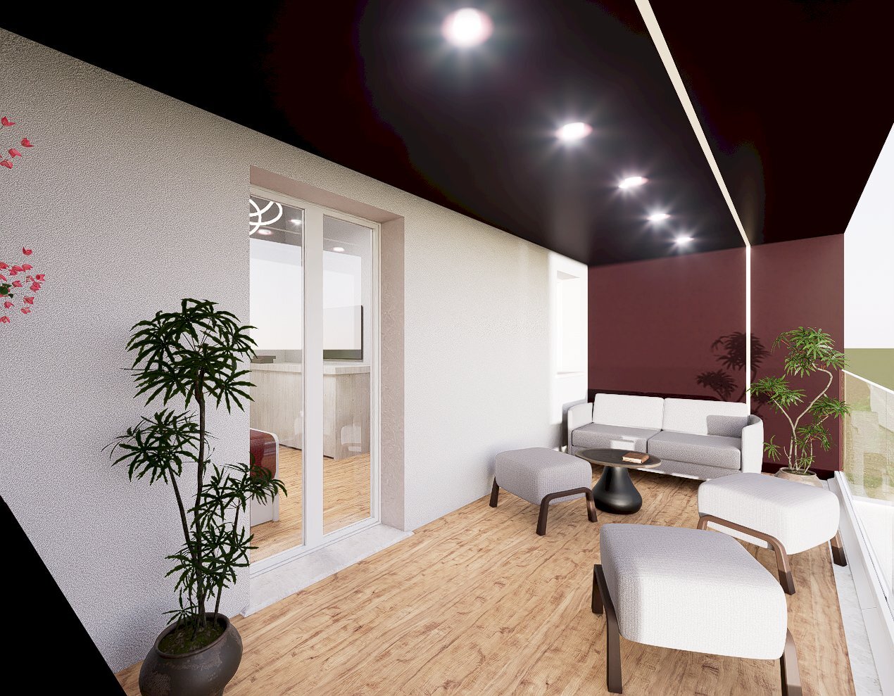 12_TERRAZZA ANTERIORE.png - Three-room apartment Decimomannu - photo 3