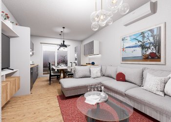 1_SOGGIORNO.png - Trilocale Decimomannu - foto 2