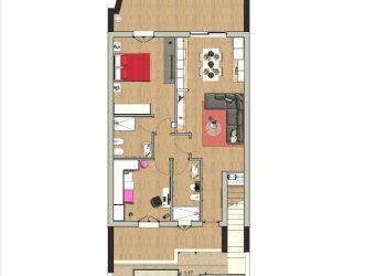 PLANIMETRIA ARREDATA.jpg - Trilocale Decimomannu - foto 15