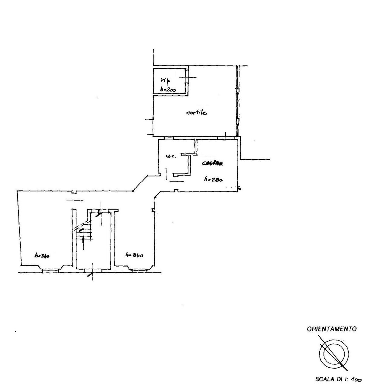 Planimetria.jpg - Bilocale Via Reginaldo Giuliani 330, Firenze (zona Castello) - planimetria 1