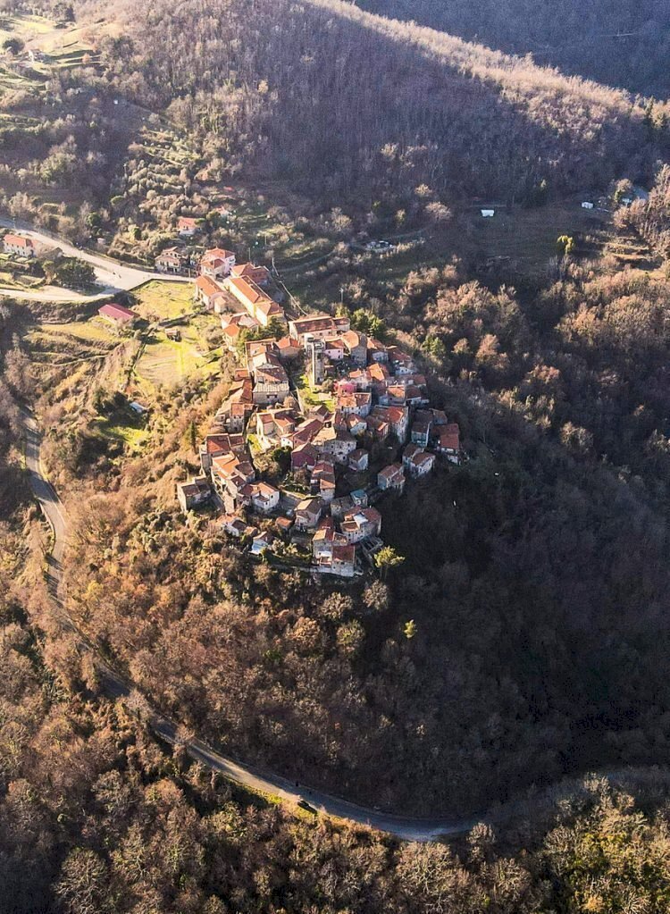 Marciaso-Localita-Fosdinovo- foto aerea.jpeg - Casa semi indipendente marciaso fosdinovo, Fosdinovo - foto 1