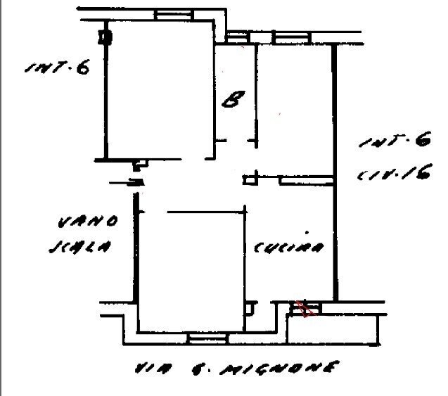 1.jpg - Quadrilocale all'asta Via Francesco Mignone 14, Genova (zona San Desiderio) - planimetria 1
