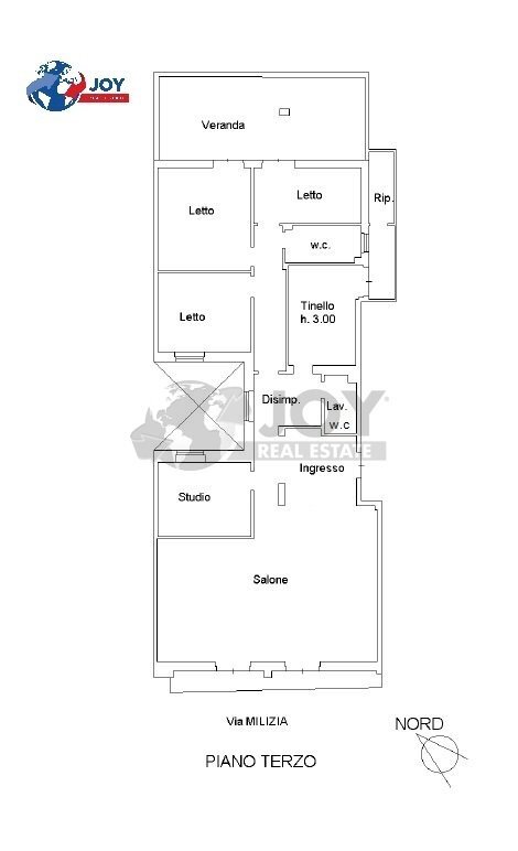 plani x sito.jpg - Appartamento Via Francesco Milizia 64, Lecce - planimetria 1