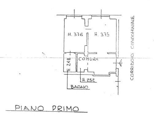 planimetria .jpeg - Two-room apartment Via Santa Reparata, Firenze - floor plans 1