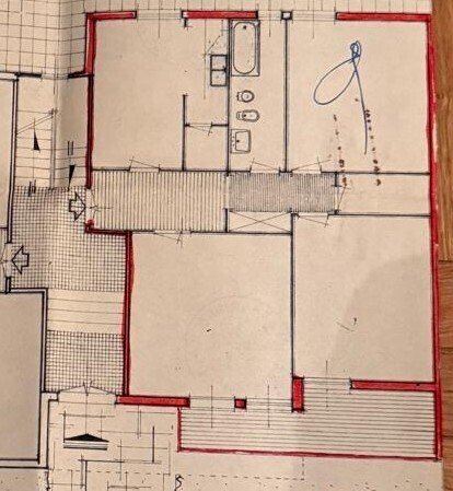 progetto ok.JPG - Quadrilocale Via Ser Lapo Gavacciani, Firenze - planimetria 1