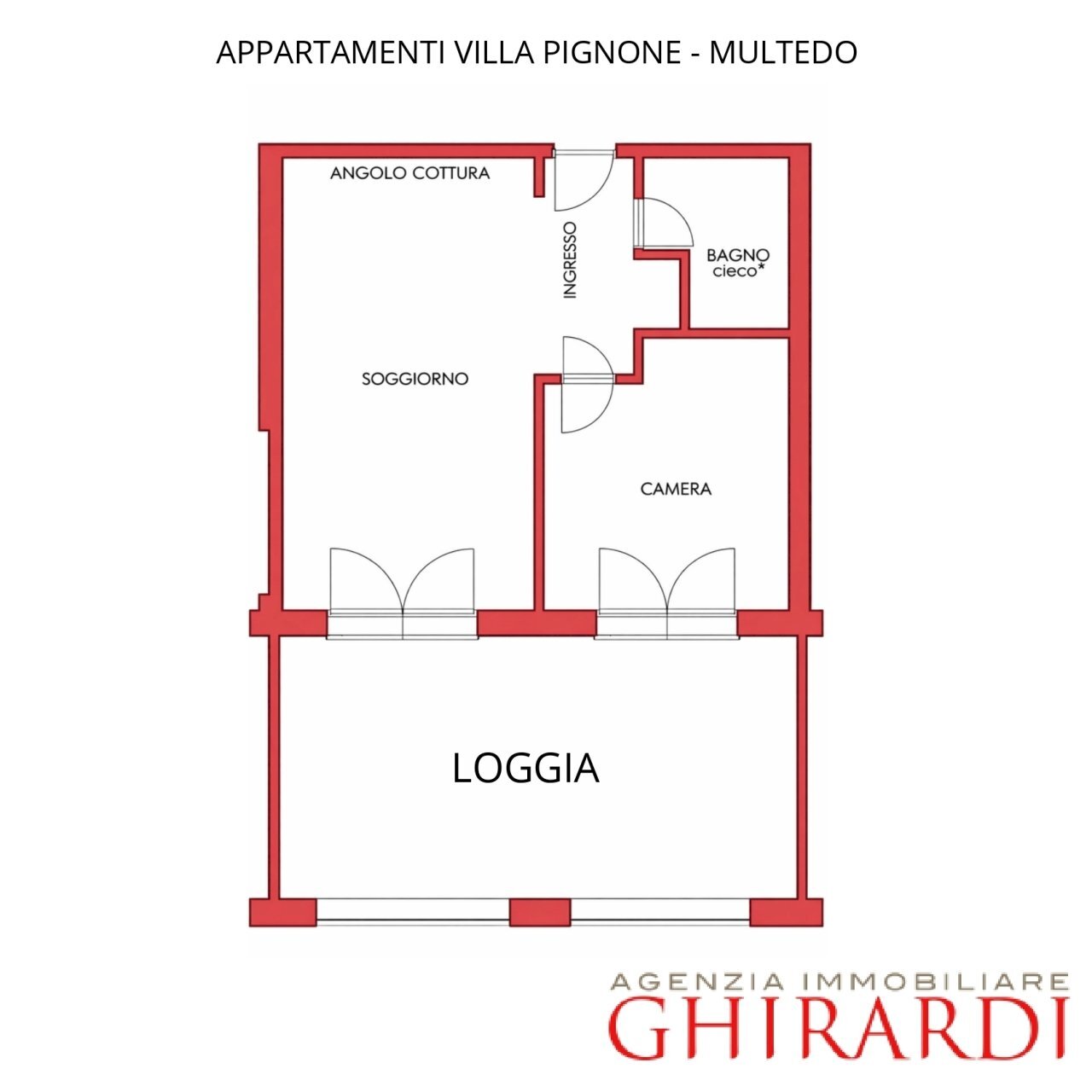 PLAN 1 CAMERA_page-0001.jpg - Four-room apartment Viale Villa Chiesa 44, Genova (neighborhood Pegli) - photo 1