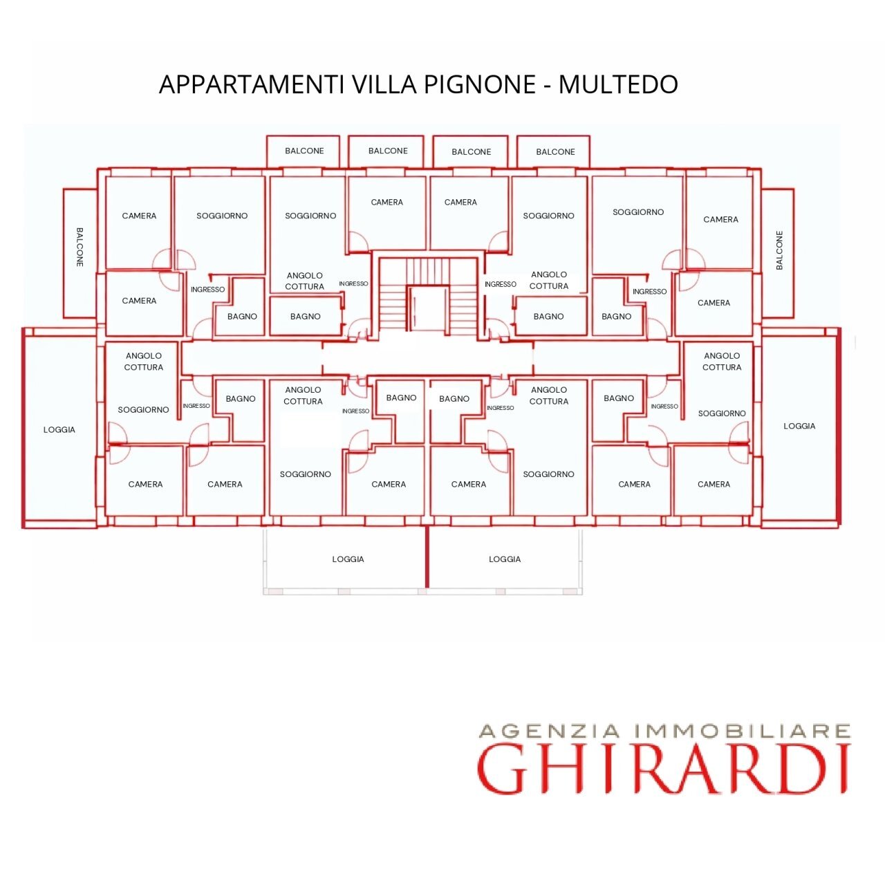 PLANIMETRIA 1 PIANO_page-0001.jpg - Four-room apartment Viale Villa Chiesa 44, Genova (neighborhood Pegli) - photo 2
