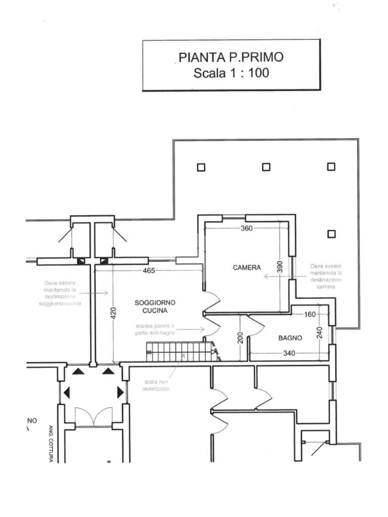 Three-room apartment Via ilaria alpi, Pianezza - floor plans 1