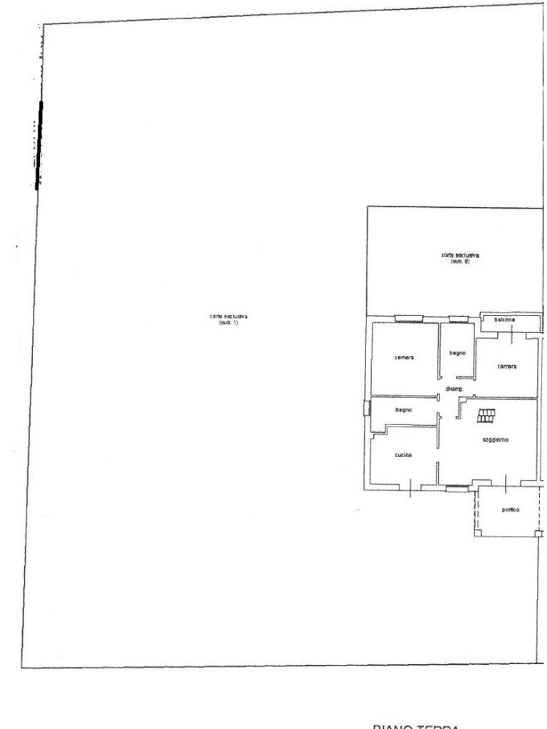 Porzione di casa Via Landa, Monte San Pietro - planimetria 1