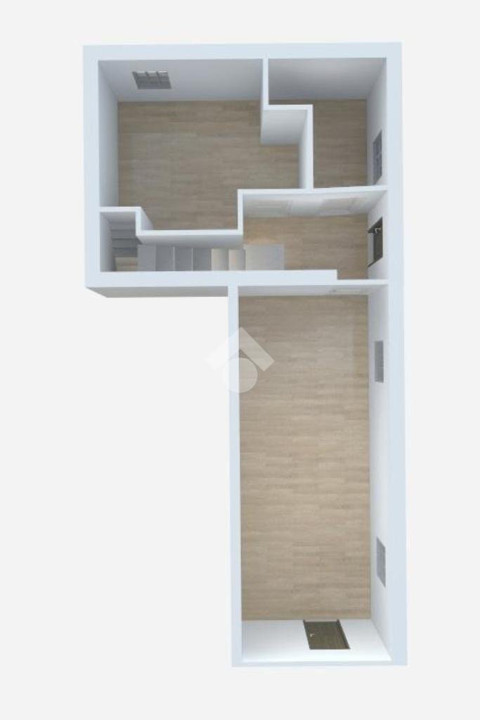 Portion of a house Via Viazza in Destra, Budrio - floor plans 1