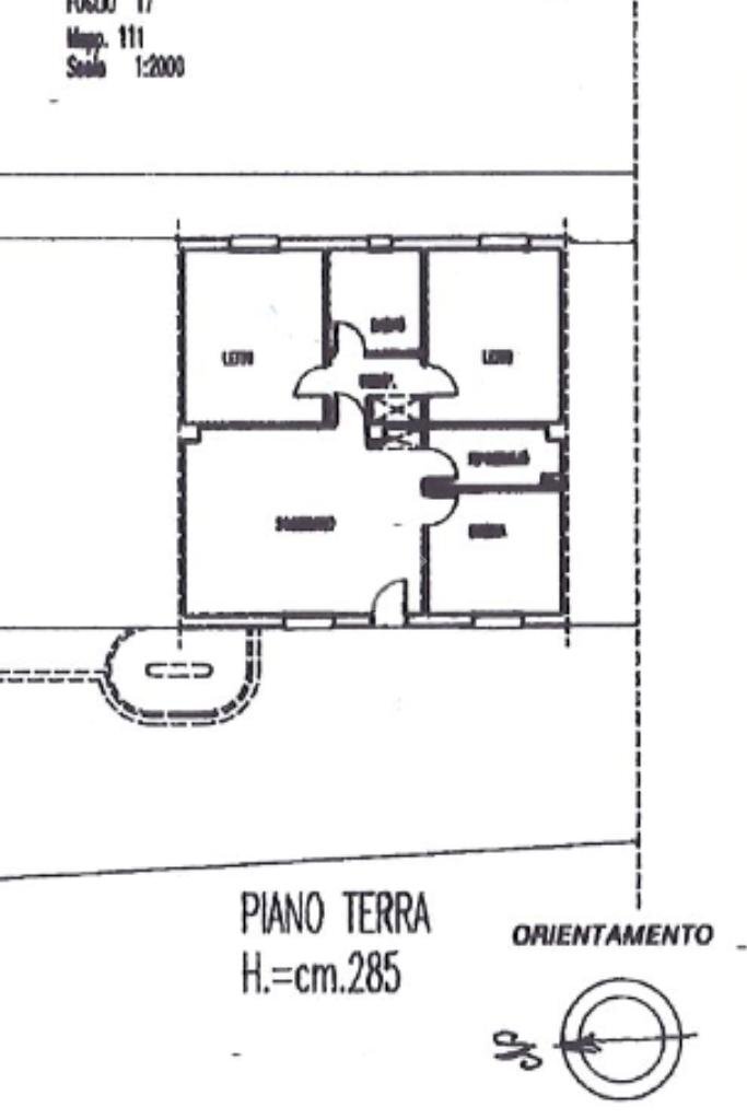 Quadrilocale Via A. Tragni, Gattatico - planimetria 1