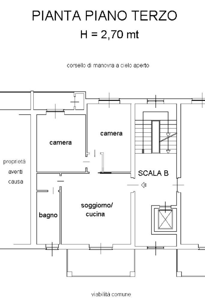 Trilocale Via Giorgio Perlasca, Leini - planimetria 1