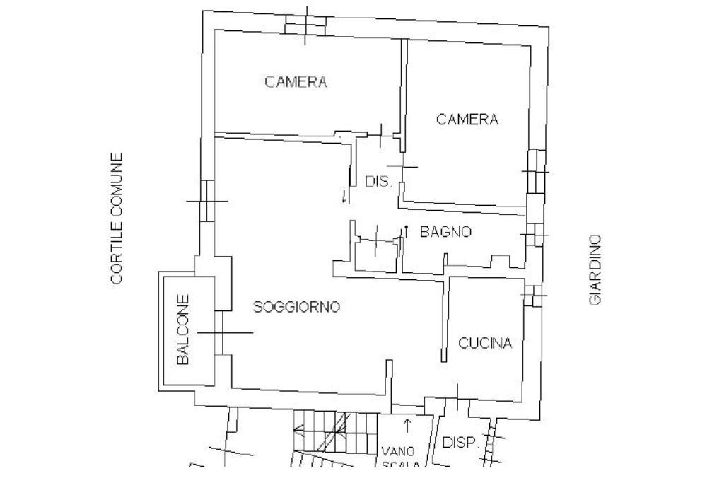 Quadrilocale Via vittorio alfieri, San Mauro Torinese - planimetria 1