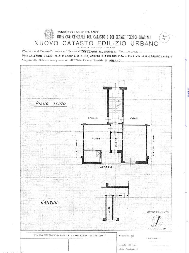Bilocale Via Giovanni Pascoli, Trezzano sul Naviglio - planimetria 1