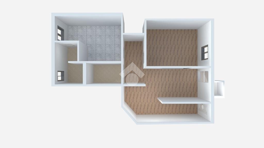 Trilocale Via Lodovico Pavoni, Milano (zona Maciachini) - planimetria 1