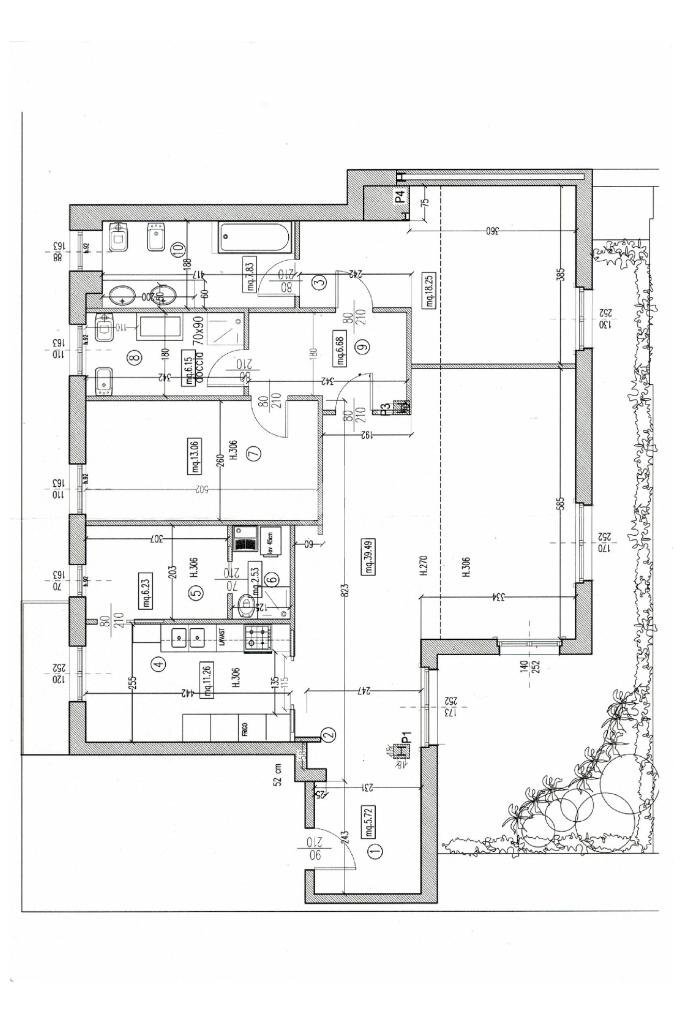 Quadrilocale Via Fontana, Milano (zona Tribunale) - planimetria 1