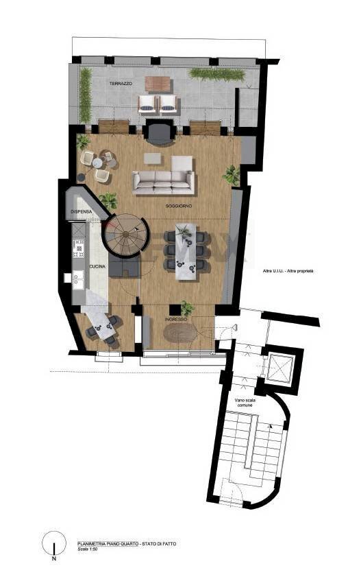 Pianta 2D - Attic Via Fratelli Rosselli
 
14, Novara - floor plans 1