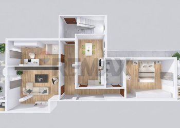 Pianta 3D - Three-room apartment Via Madonna Del Pozzo
 
74, Capurso - photo 17