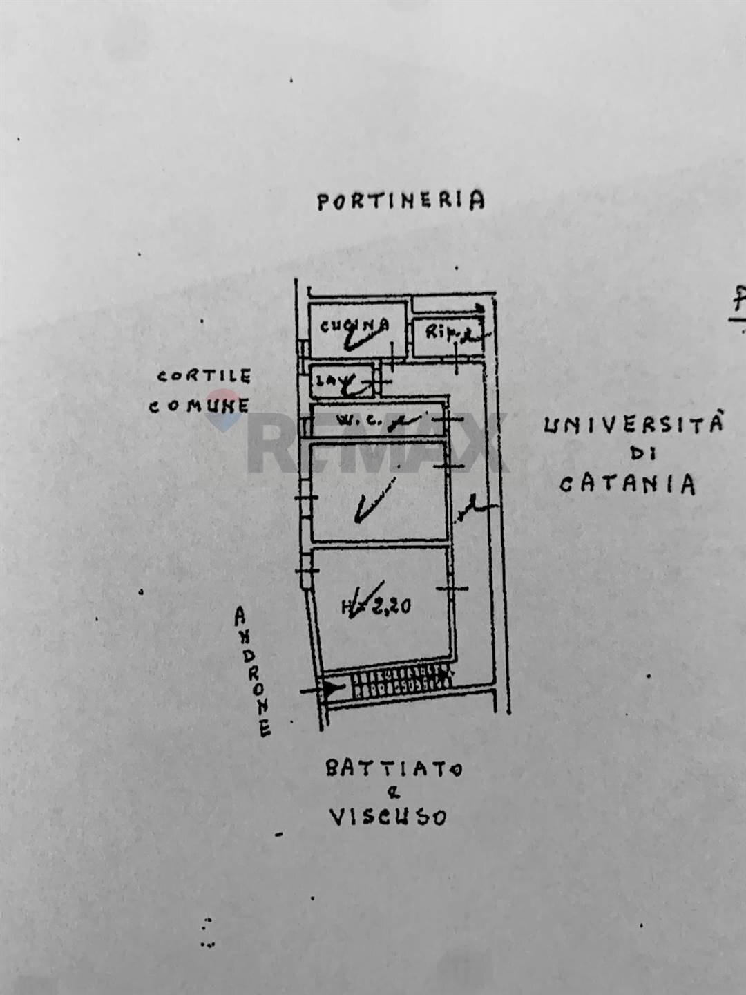 Pianta 2D - Trilocale via Verona
 
62, Catania - planimetria 1