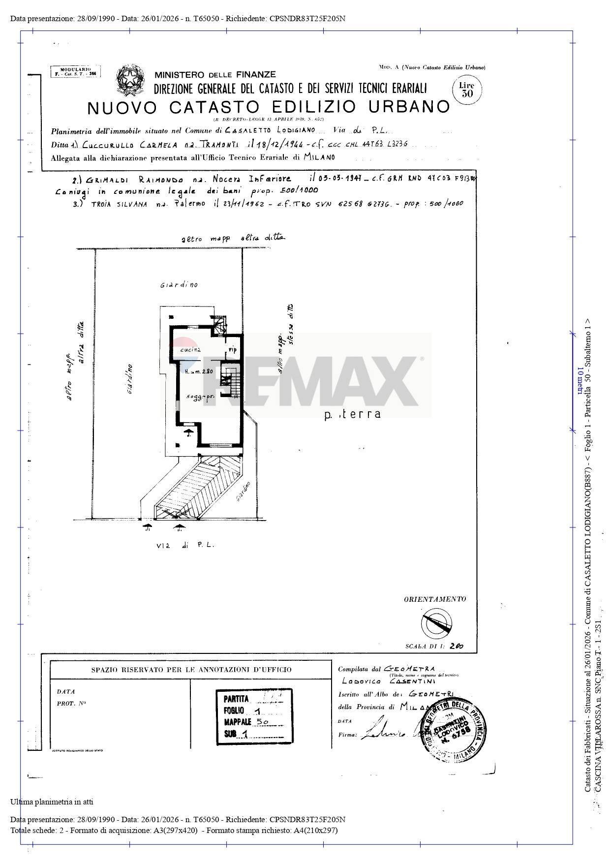 Pianta 2D - Villa Via Grazia Deledda
 
24, Casaletto Lodigiano - planimetria 1