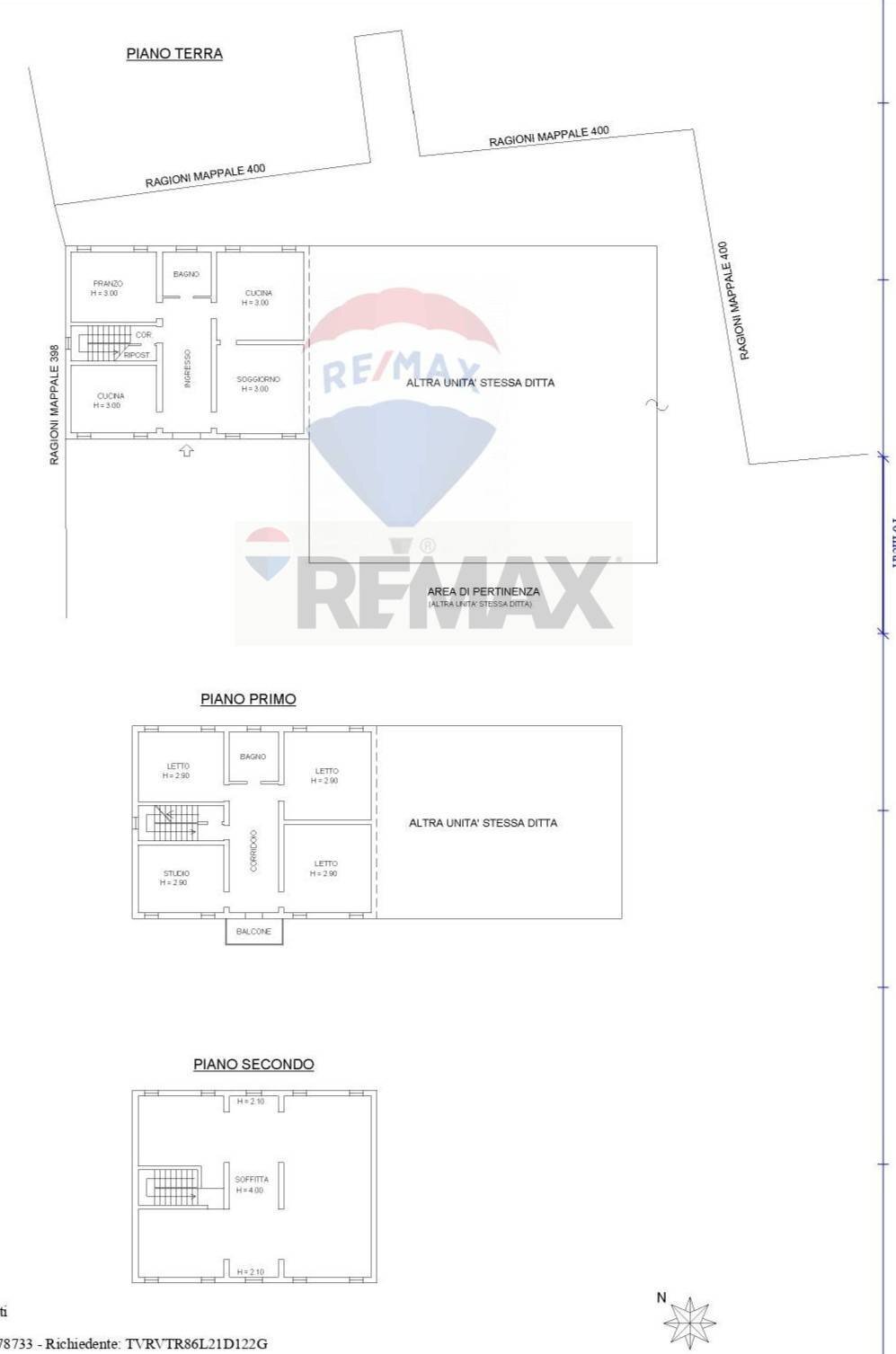 Pianta 2D - Independent house Str P V Marone
 
40, Marcaria - floor plans 1