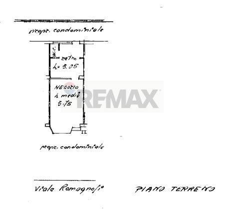 Pianta 2D - Negozio Viale G.D. Romagnosi
 
5/A, Salsomaggiore Terme - planimetria 1
