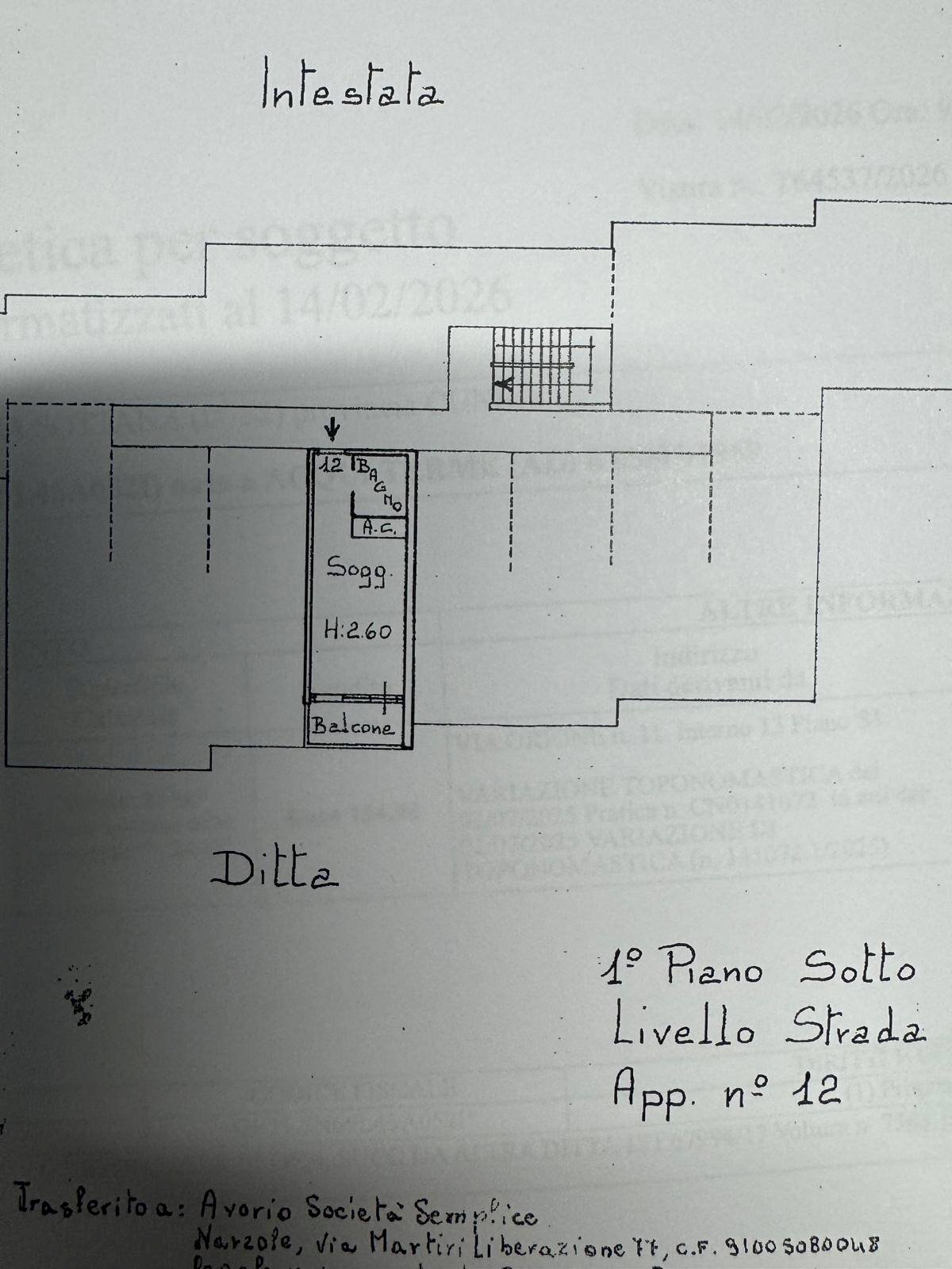 planimetria - One-room apartment Via Orione
 
11, Frabosa Sottana - floor plans 1