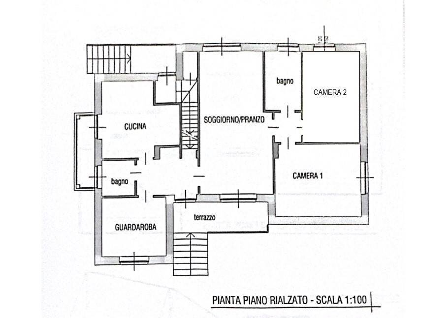 Foto 49 - Casa semi indipendente Via San Giovanni Bosco
 
2, Caselle Torinese - planimetria 1
