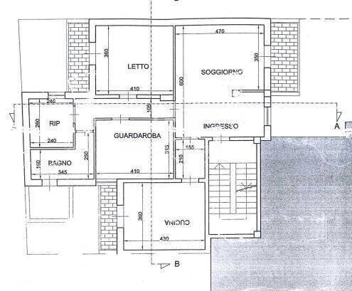Foto 27 - Casa semi indipendente Via Livorno
 
14, Galatina - planimetria 1