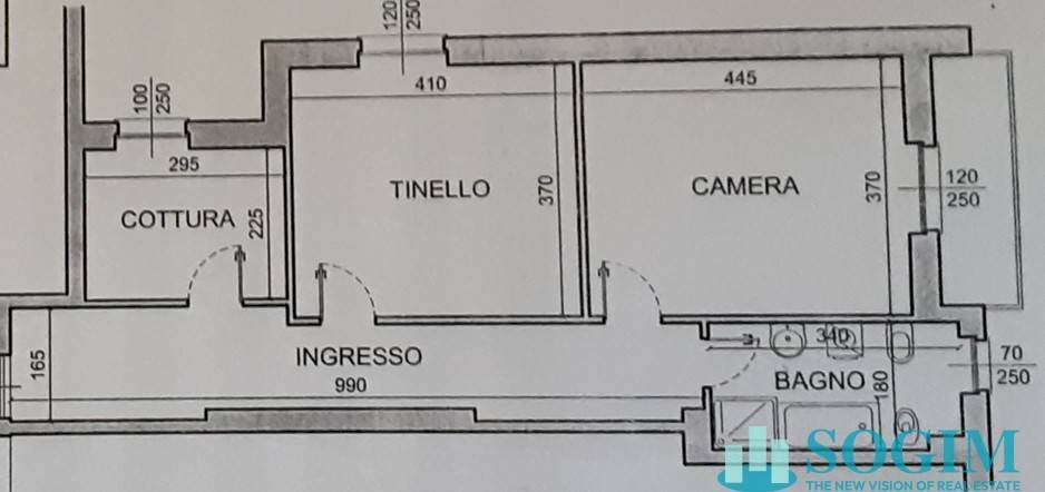 Foto 16 - Two-room apartment Via Modigliani
 
1, Monza - floor plans 1