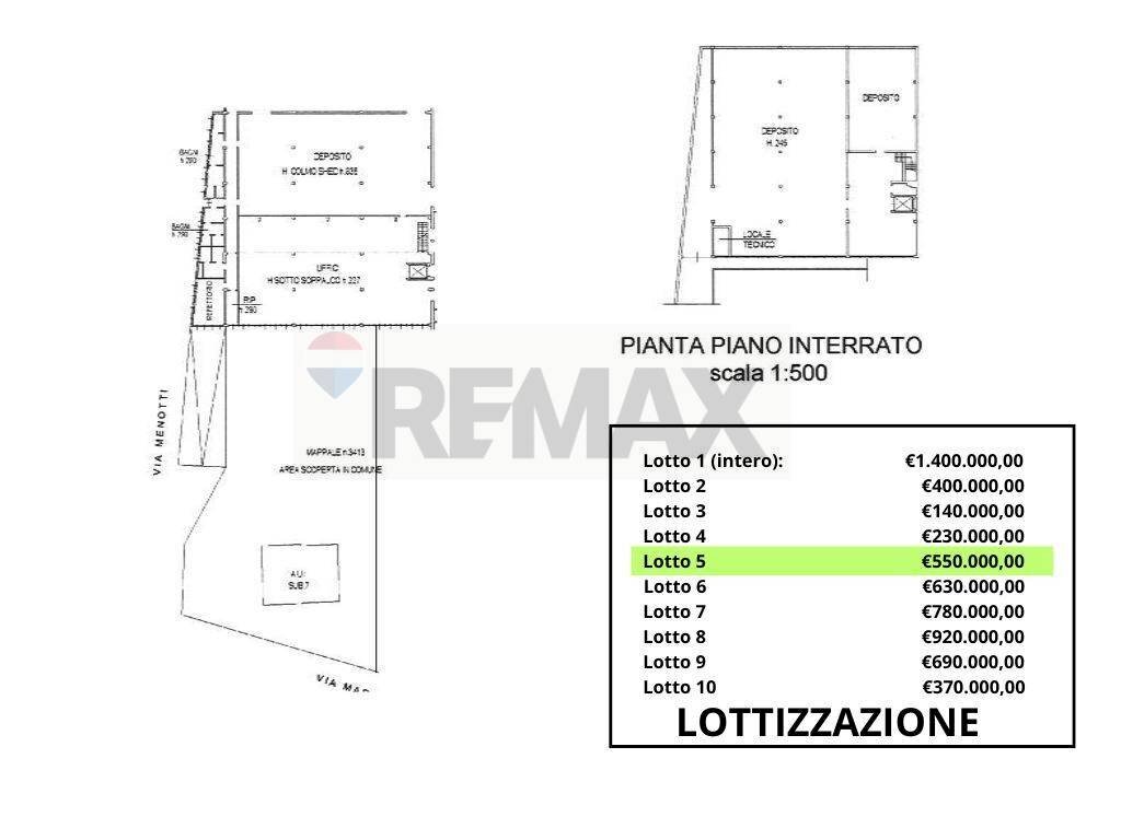 Pianta 2D - Capannone Piazza Giuseppe Mazzini
 
16, Besnate - planimetria 1
