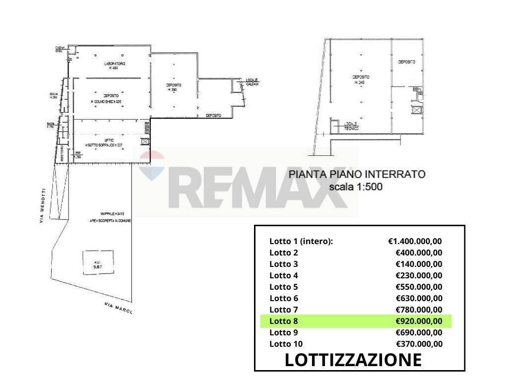 Pianta 2D - Capannone Piazza Giuseppe Mazzini
 
16, Besnate - planimetria 1