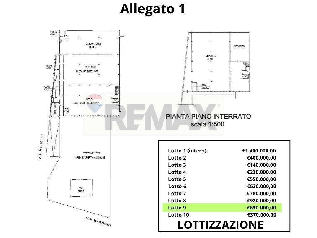 Pianta 2D - Capannone Piazza Giuseppe Mazzini
 
16, Besnate - planimetria 1