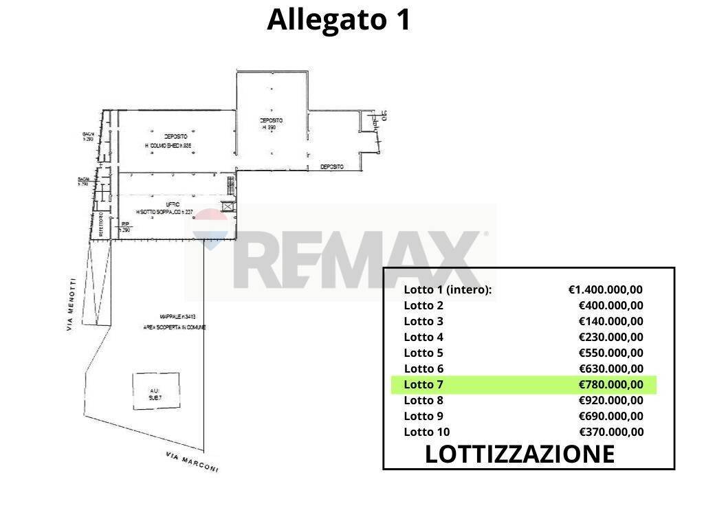 Pianta 2D - Capannone Piazza Giuseppe Mazzini
 
16, Besnate - planimetria 1