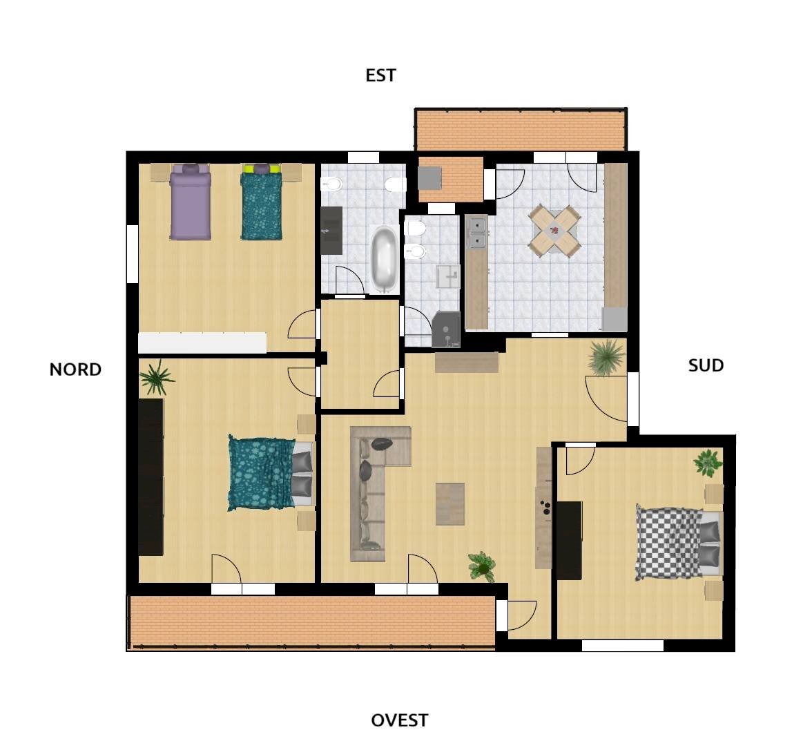 Foto 31 - Quadrilocale Via Papa Giovanni XXIII
 
48, Mosciano Sant'Angelo - planimetria 1