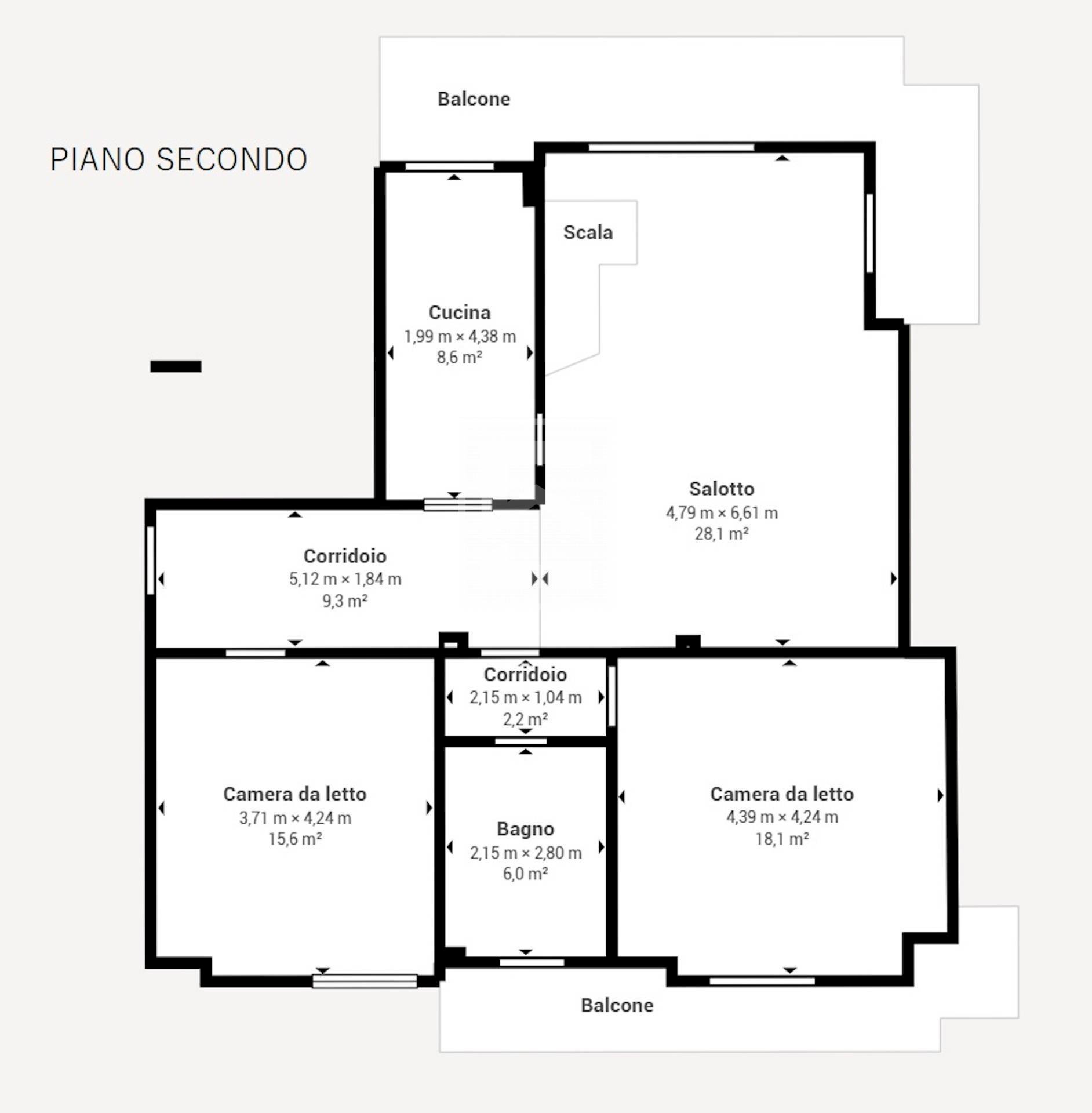 Foto 27 - Attico Viale Motta, Desenzano del Garda - planimetria 1