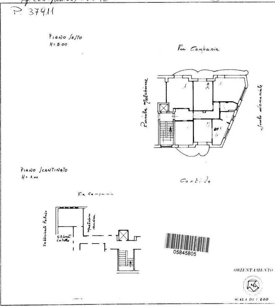 Foto 17 - Apartment Via Campania
 
99, Taranto - floor plans 1