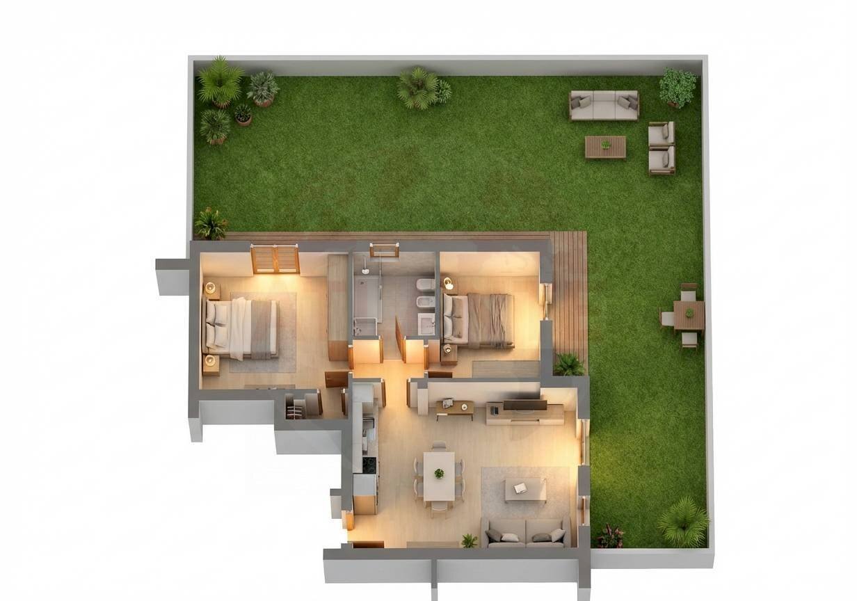Foto 32 - Three-room apartment via Aperta
 
1, Nave - floor plans 1