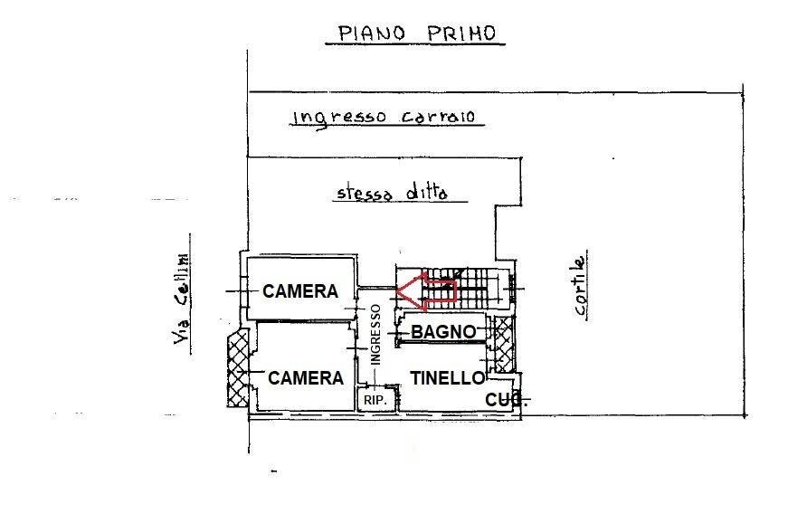 Planimetria - Trilocale via Benvenuto Cellini, 12, Grugliasco - foto 3