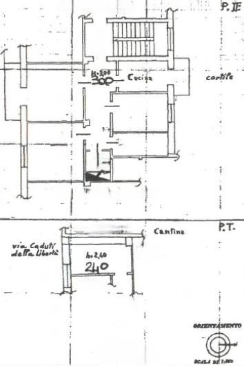 Trilocale via Caduti della Libertà, Tortona - planimetria 1